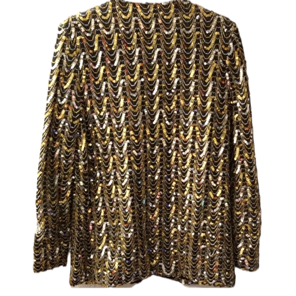 Vintage Teddi of California Sequined Embellished Jacket - Picture 4 of 10